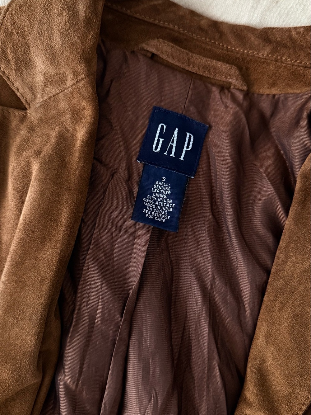GAP Women’s Suede Jacket in Brown